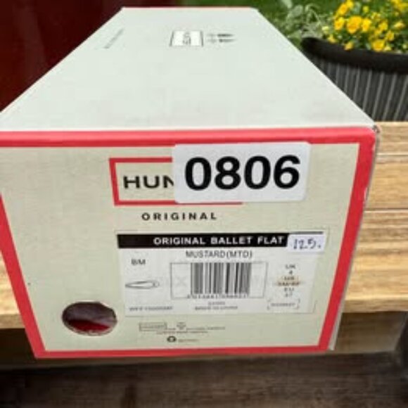 NEW HUNTER ORIGINAL Adorable Mustard & Black Ballet Flats - Size 5 - Picture 3 of 10